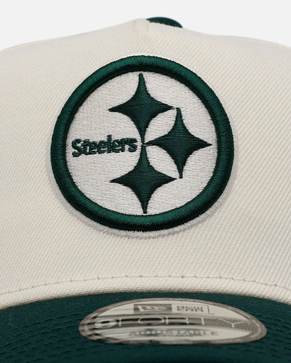 New Era Pittsburgh Steelers 'Evergreen 2.0' 9FORTY A-Frame Snapback Chrome/Dark Green