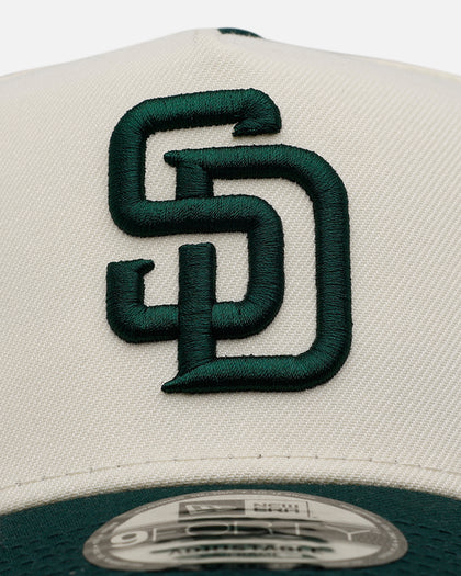 New Era San Diego Padres 'Evergreen 2.0' 9FORTY A-Frame Snapback Chrome/Dark Green