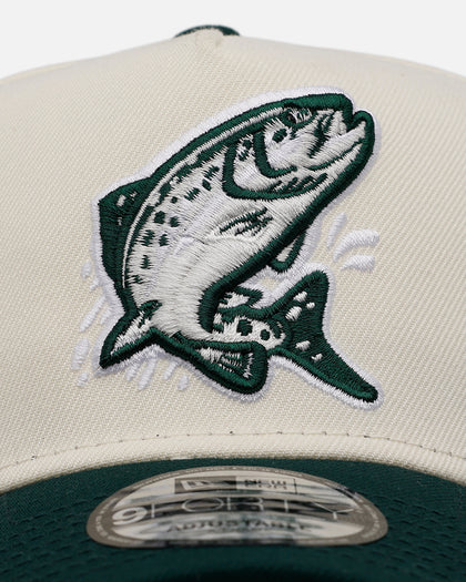 New Era Spokane Indians 'Evergreen 2.0' 9FORTY A-Frame Snapback Chrome/Dark Green