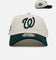 New Era Washington Nationals 'Evergreen' 9FORTY A-Frame Snapback Chrome/Dark Green