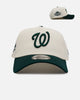 New Era Washington Nationals 'Evergreen' 9FORTY A-Frame Snapback Chrome/Dark Green