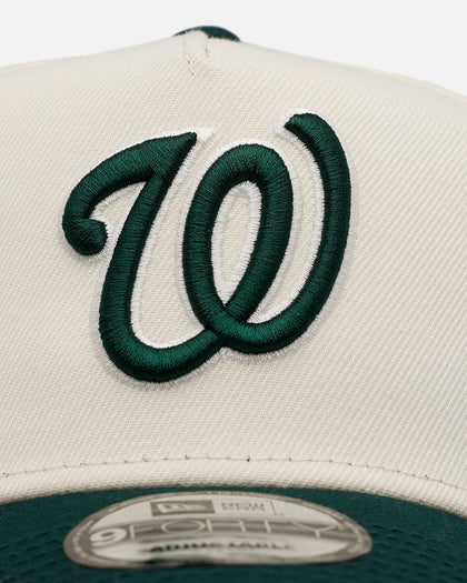 New Era Washington Nationals 'Evergreen' 9FORTY A-Frame Snapback Chrome/Dark Green