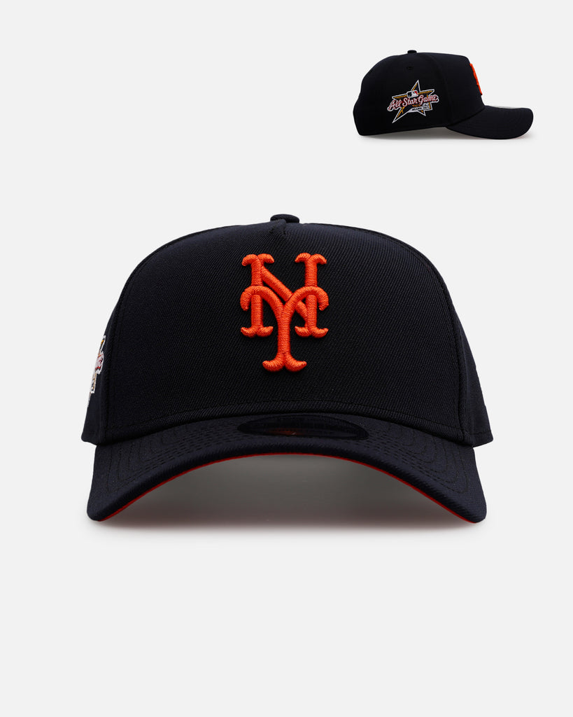 a*a様 80s MLB NY YANKEES METS MESH CAP LO 80's New York Mets Vintage Mesh Trucker Style MLB Snapback Hat