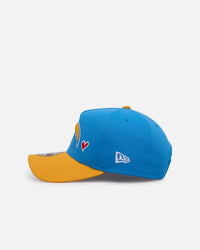 New Era Los Angeles Chargers 'Team Color Hearts' 9FORTY A-Frame Snapback Official Team Color