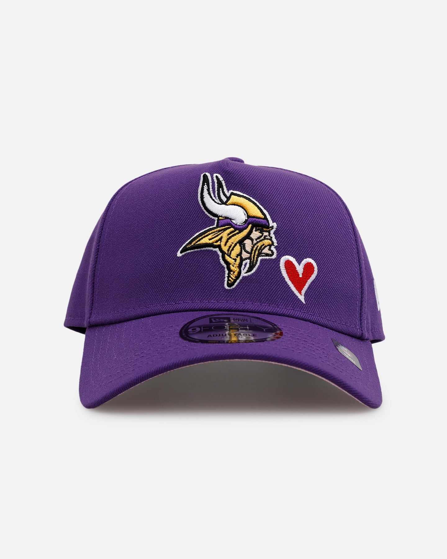 New Era Minnesota Vikings 'Team Color Hearts' 9FORTY A-Frame