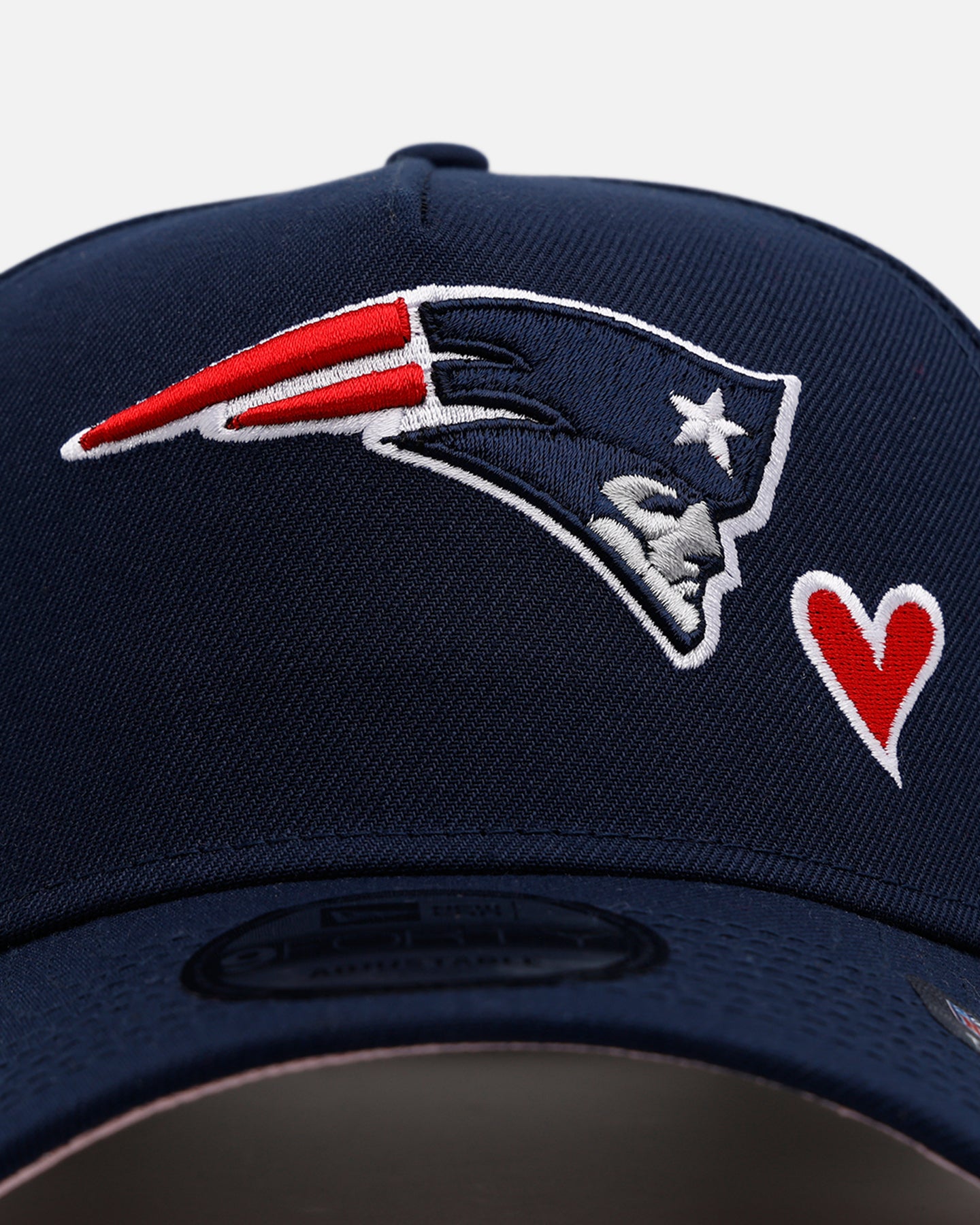 New Era New England Patriots 'Team Color Hearts' 9FORTY A-Frame