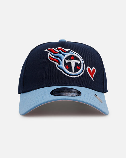 New Era Tennessee Titans 'Team Color Hearts' 9FORTY A-Frame Snapback Official Team Color