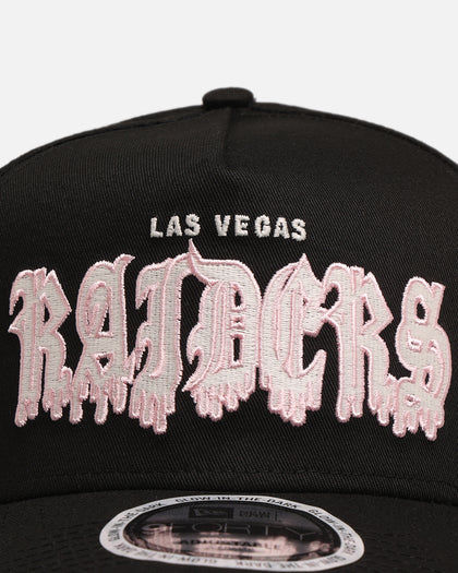 New Era Las Vegas Raiders 'Drip Glow Script' 9FORTY A-Frame Snapback Black/Pink