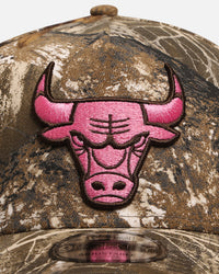 New Era Chicago Bulls 'Realtree Pink' 9FORTY A-Frame Snapback Real Tree/Pink
