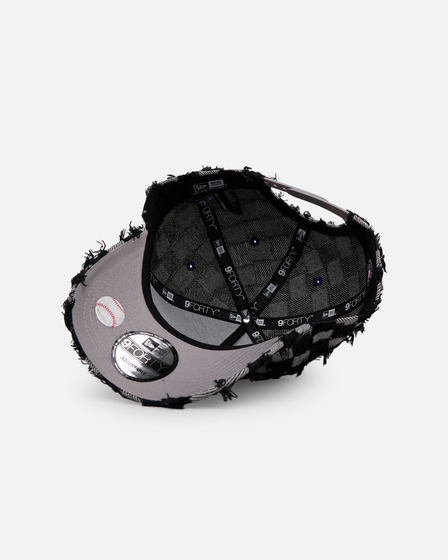 New Era Los Angeles Dodgers 'Frayed Checkerboard' 9FORTY A-Frame