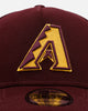 New Era Arizona Diamondbacks 'College Crossover' Arizona State 9FORTY A-Frame Snapback Official Team Color