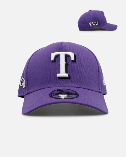 New Era Texas Rangers 'College Crossover' TCU Horned Frogs 9FORTY A-Frame Snapback Official Team Color