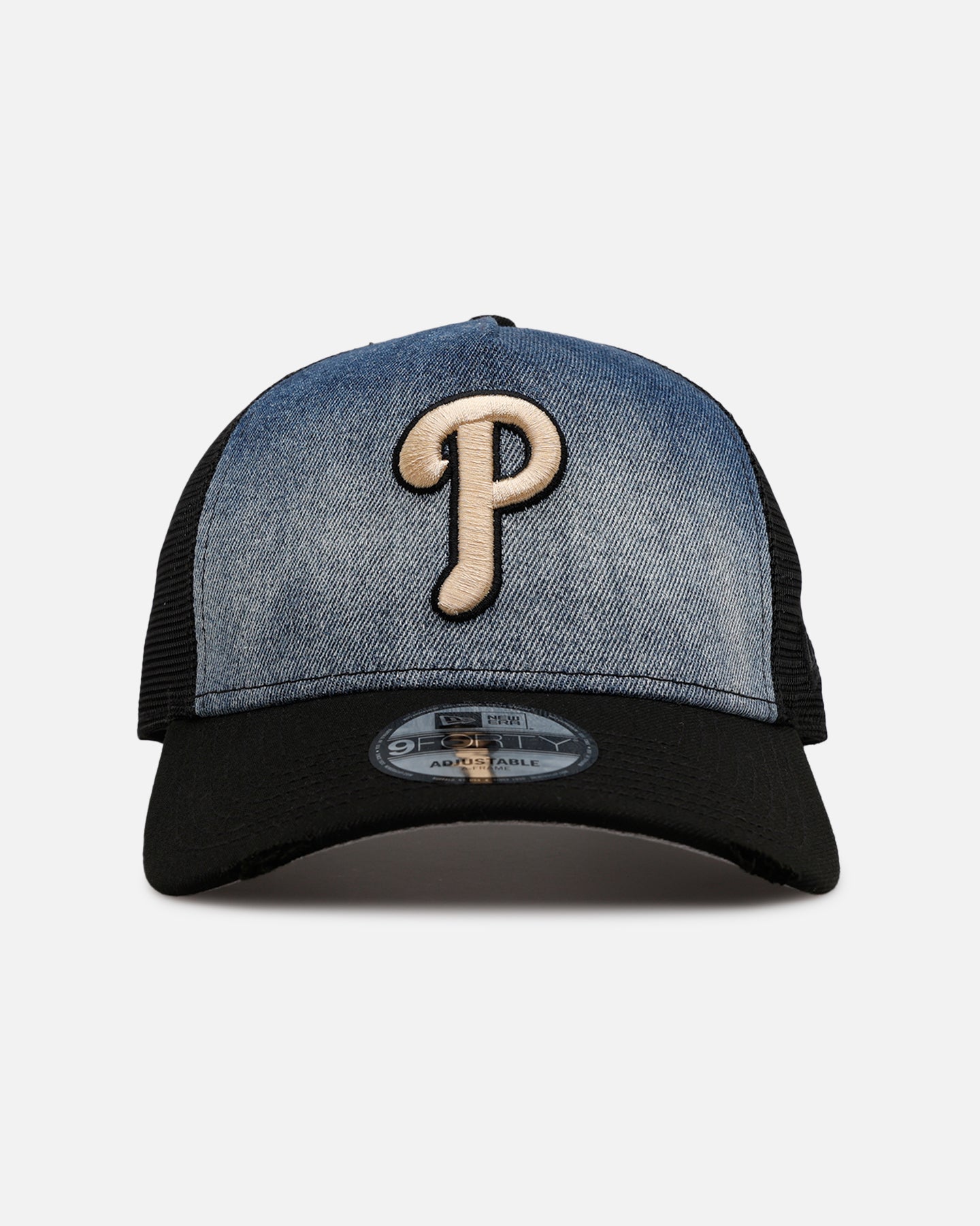 New Era Philadelphia Phillies 'Bleach' 9FORTY A-Frame Trucker