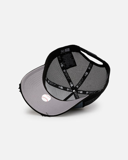 New Era New York Yankees 'Bleach' 9FORTY A-Frame Trucker Snapback Denim