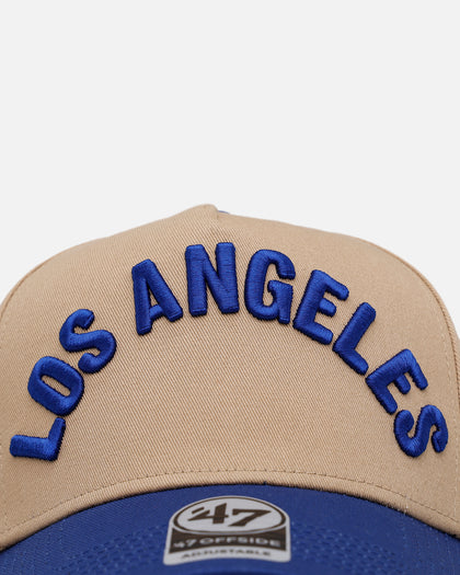 47 Brand Los Angeles Dodgers 'Arch' 47 Offside Snapback Khaki/Official Team Color