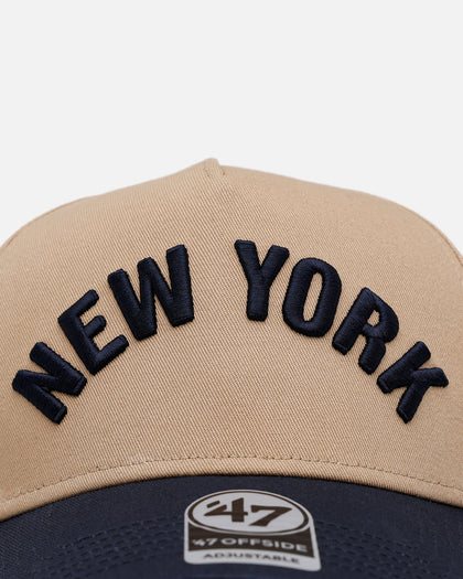 47 Brand New York Yankees 'Arch' 47 Offside Snapback Khaki/Official Team Color