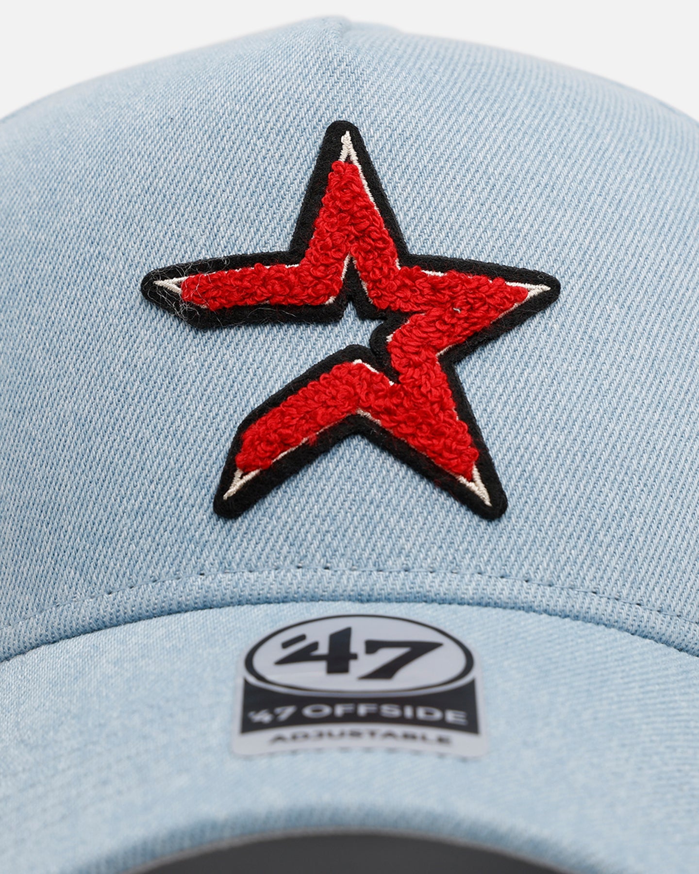 ケ*ン様 【チカーノ】MLBヒューストン アストロズ メキシカンデザイン キャッ 47 Brand Houston Astros 'Denim Chenille' 47 Offside Snapback Denim