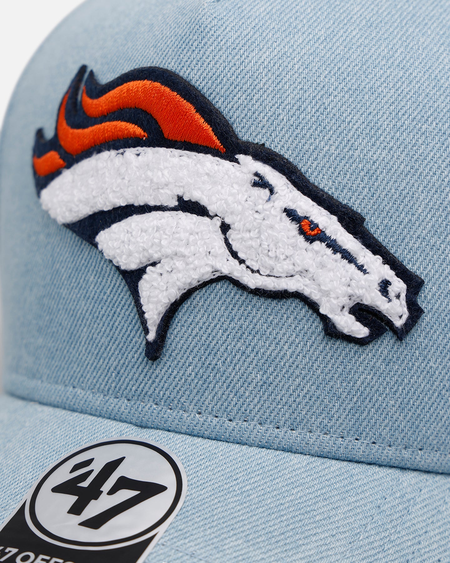 ギルバーン　フルレア&パーツ 47 Brand Denver Broncos 'Denim Chenille' 47 Offside Strapback