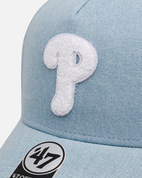 47 Brand Philadelphia Phillies 'Denim Chenille' 47 Offside Snapback Denim