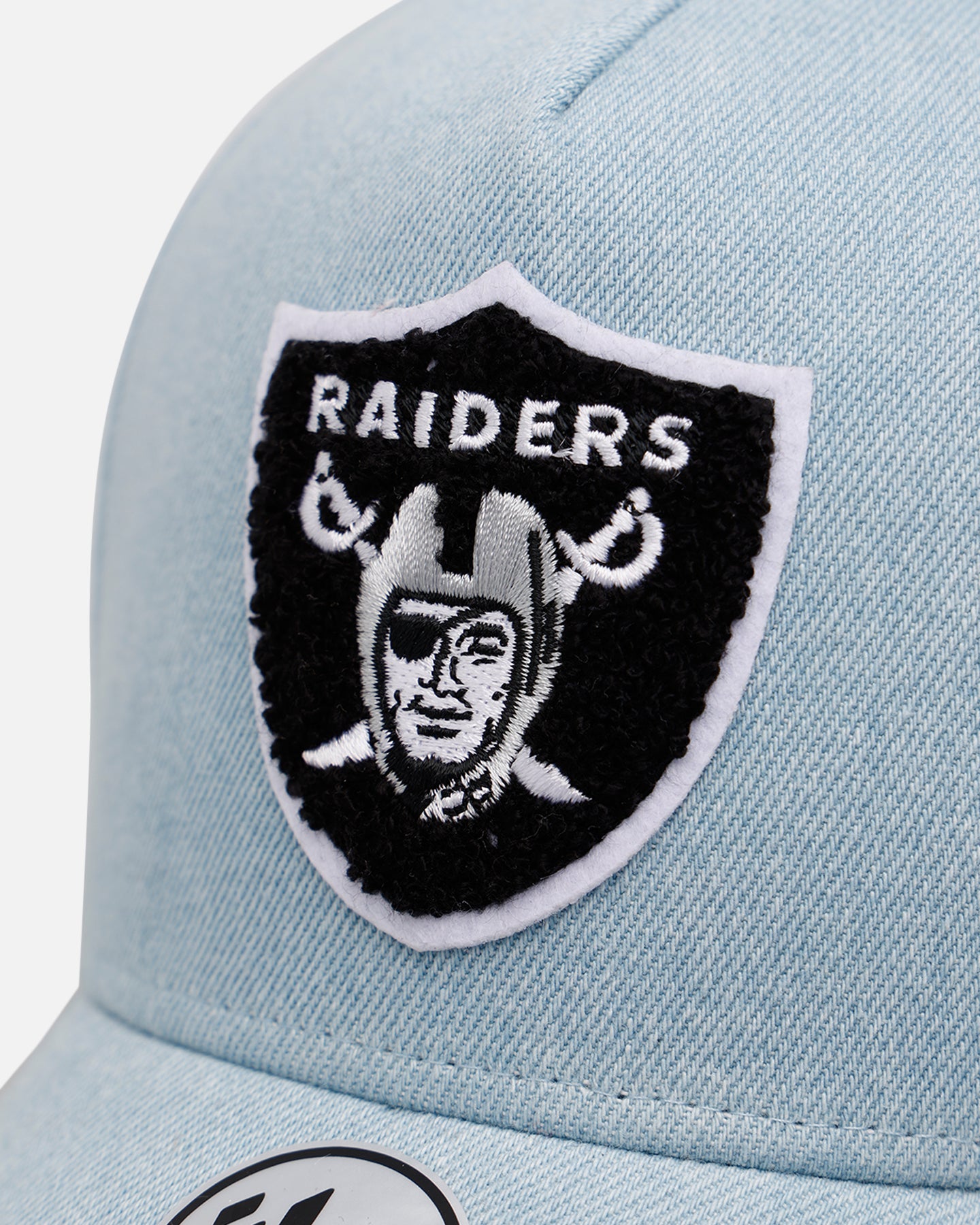 47 Brand Las Vegas Raiders 'Denim Chenille' 47 Offside Strapback