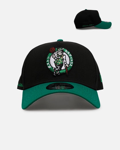 New Era Boston Celtics 'Hyperfly Katakana 2.0' 9FORTY A-Frame Snapback Black/Official Team Color