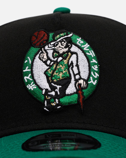 New Era Boston Celtics 'Hyperfly Katakana 2.0' 9FORTY A-Frame Snapback Black/Official Team Color