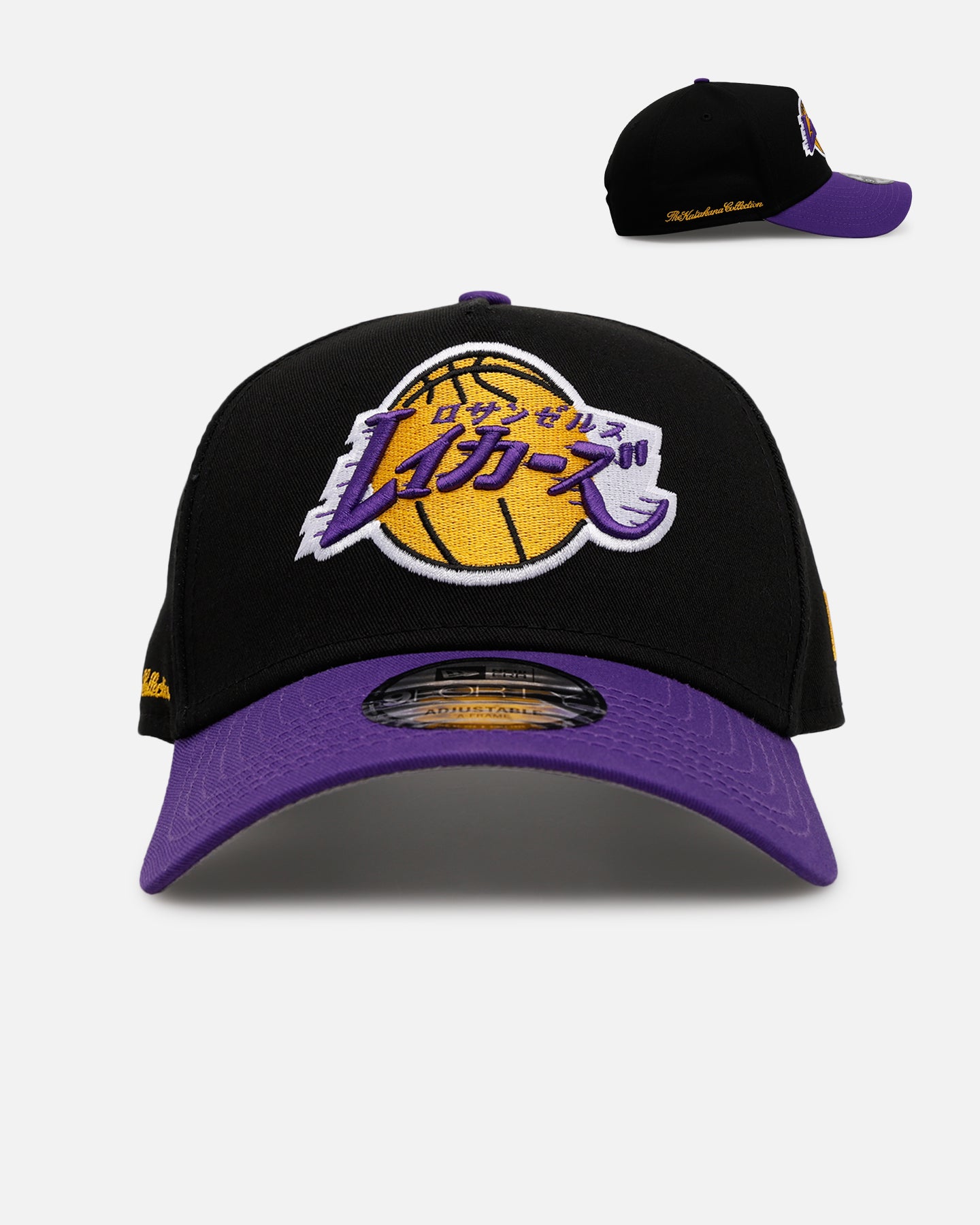 LAKERS カタカナキャップ　ニューエラ x Hyperfly コラボ New Era Los Angeles Lakers 'Hyperfly Katakana 2.0' 9FORTY A-Frame