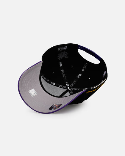 New Era Los Angeles Lakers 'Hyperfly Katakana 2.0' 9FORTY A-Frame Snapback Black/Official Team Color