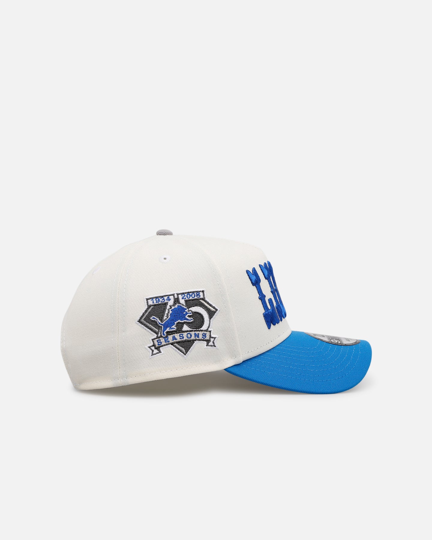 New Era Detroit Lions 'Chrome Metallic Wordmark' 9FORTY A-Frame