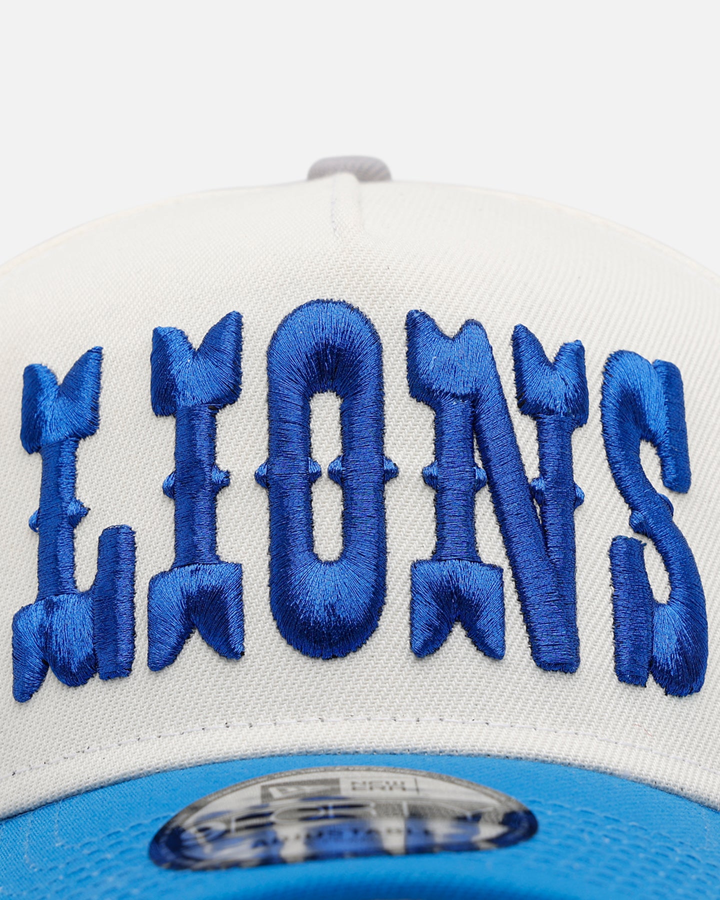 New Era Detroit Lions 'Chrome Metallic Wordmark' 9FORTY A-Frame