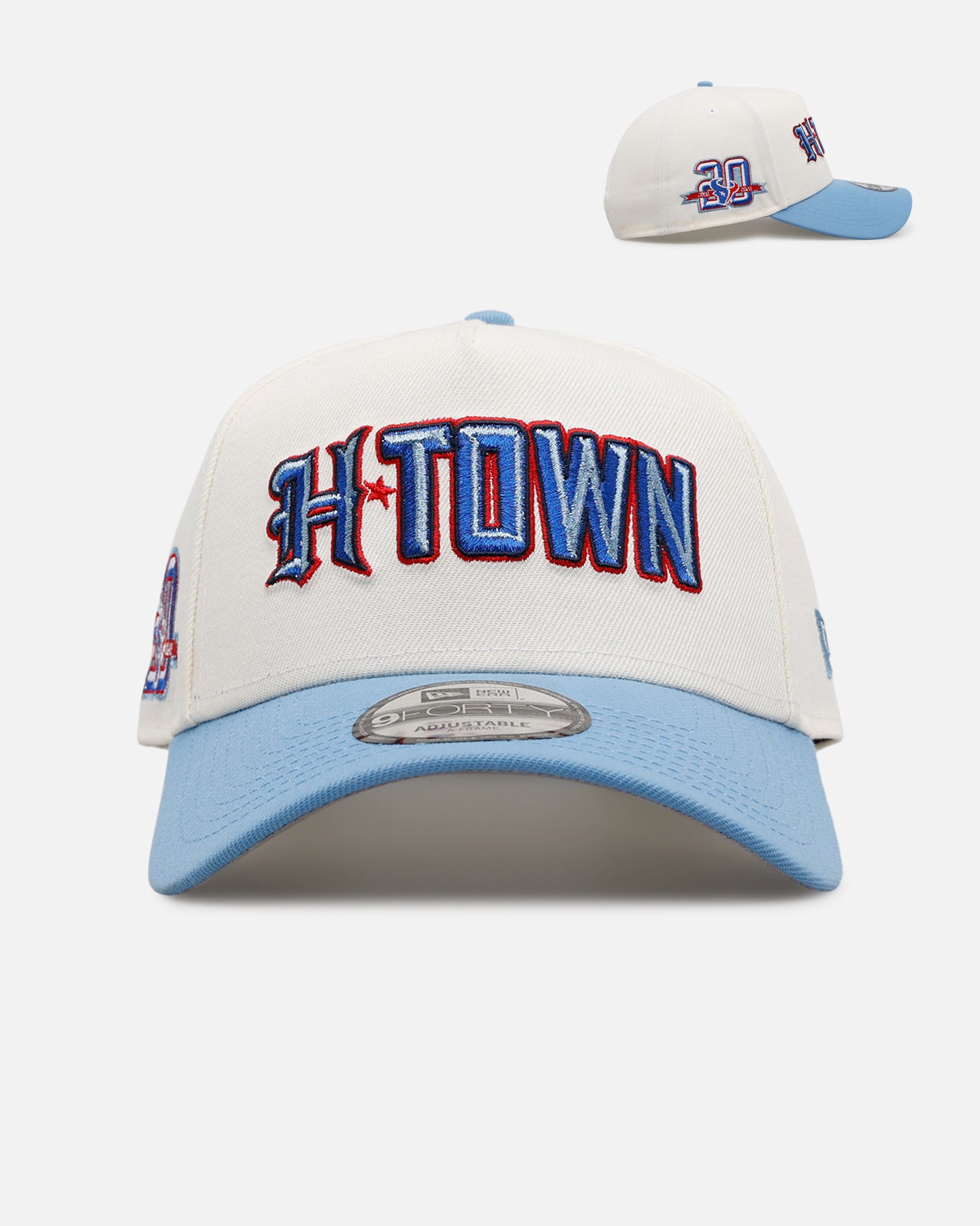 New Era Houston Texans 'Chrome Metallic Wordmark' 9FORTY A-Frame