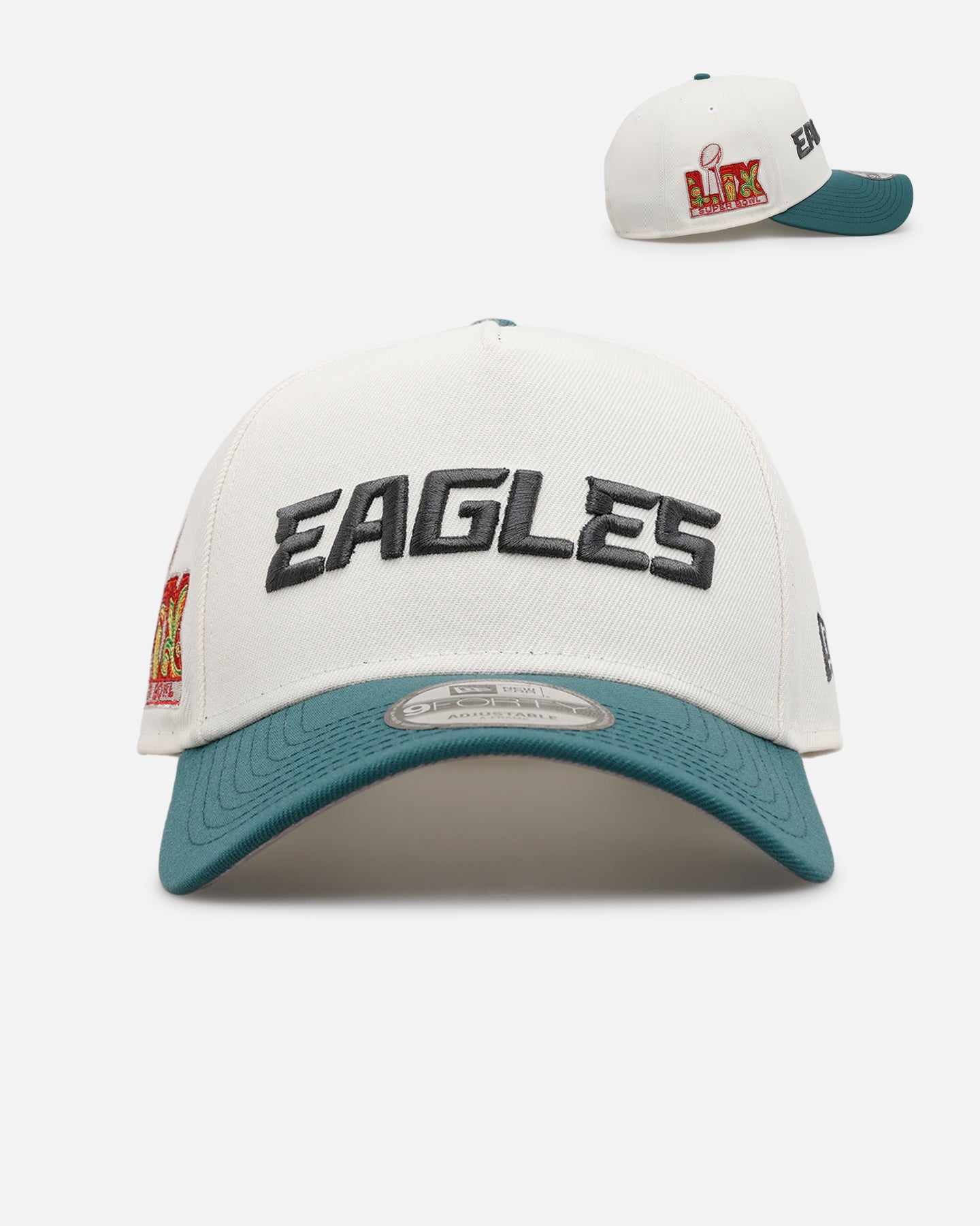 New Era Philadelphia Eagles 'Chrome Metallic Wordmark' 9FORTY A