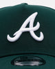 New Era Atlanta Braves 'Evergreen' 9FORTY A-Frame Snapback Dark Green