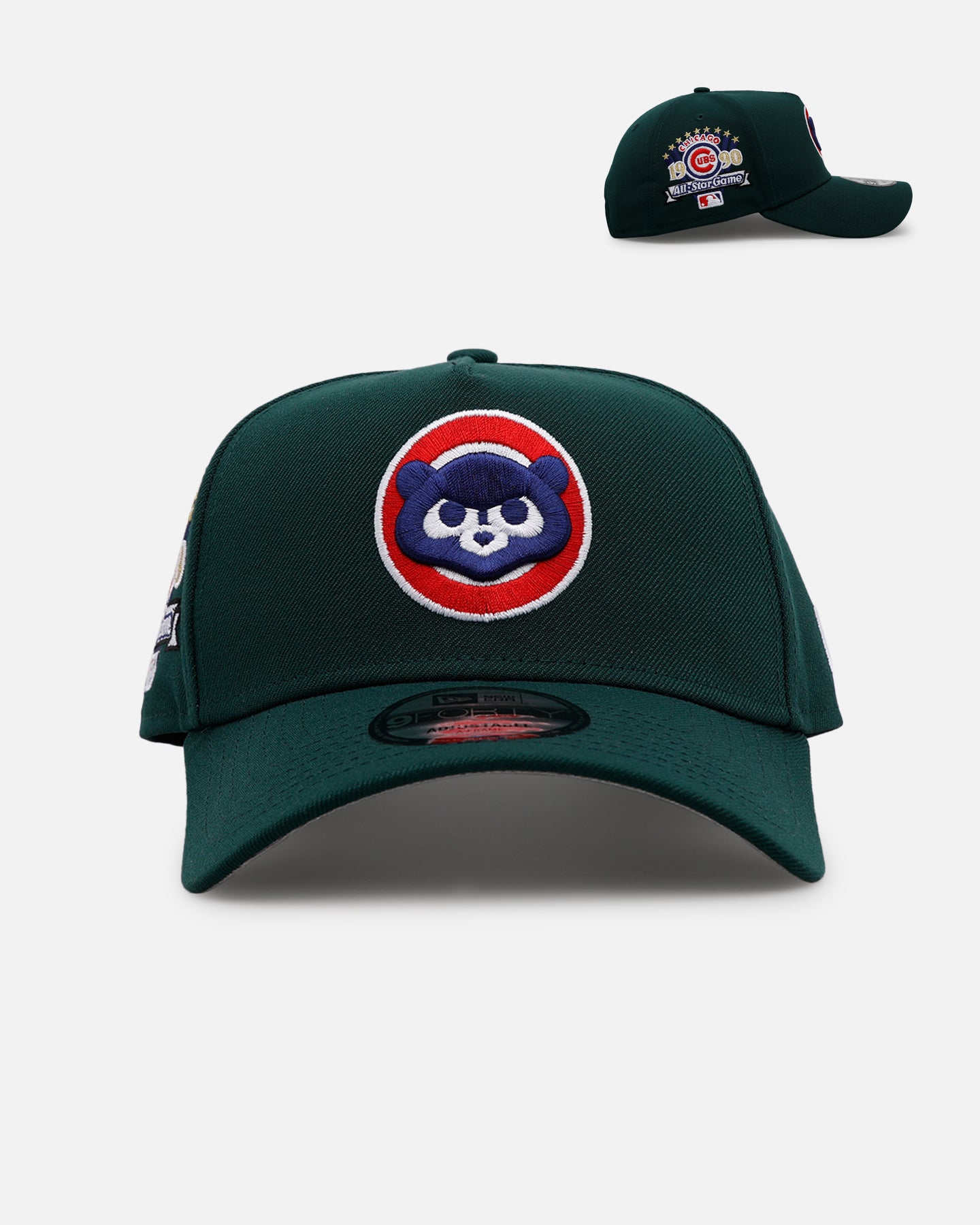 New Era Chicago Cubs 'Evergreen' 9FORTY A-Frame Snapback Dark