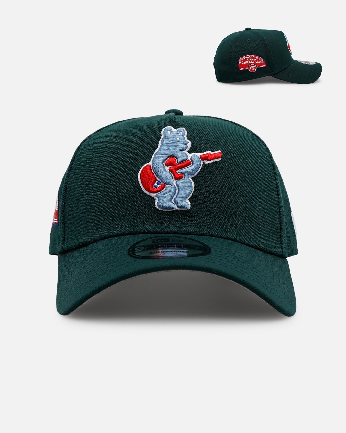 New Era Chicago Cubs 'Evergreen' 9FORTY A-Frame Snapback Dark