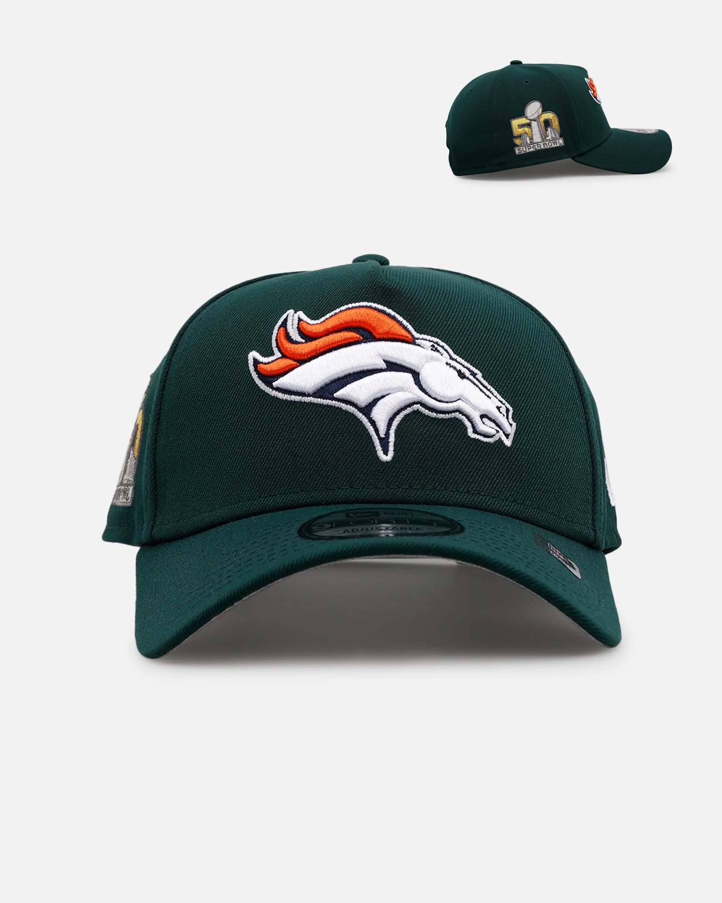New Era Denver Broncos 'Evergreen' 9FORTY A-Frame Snapback Dark