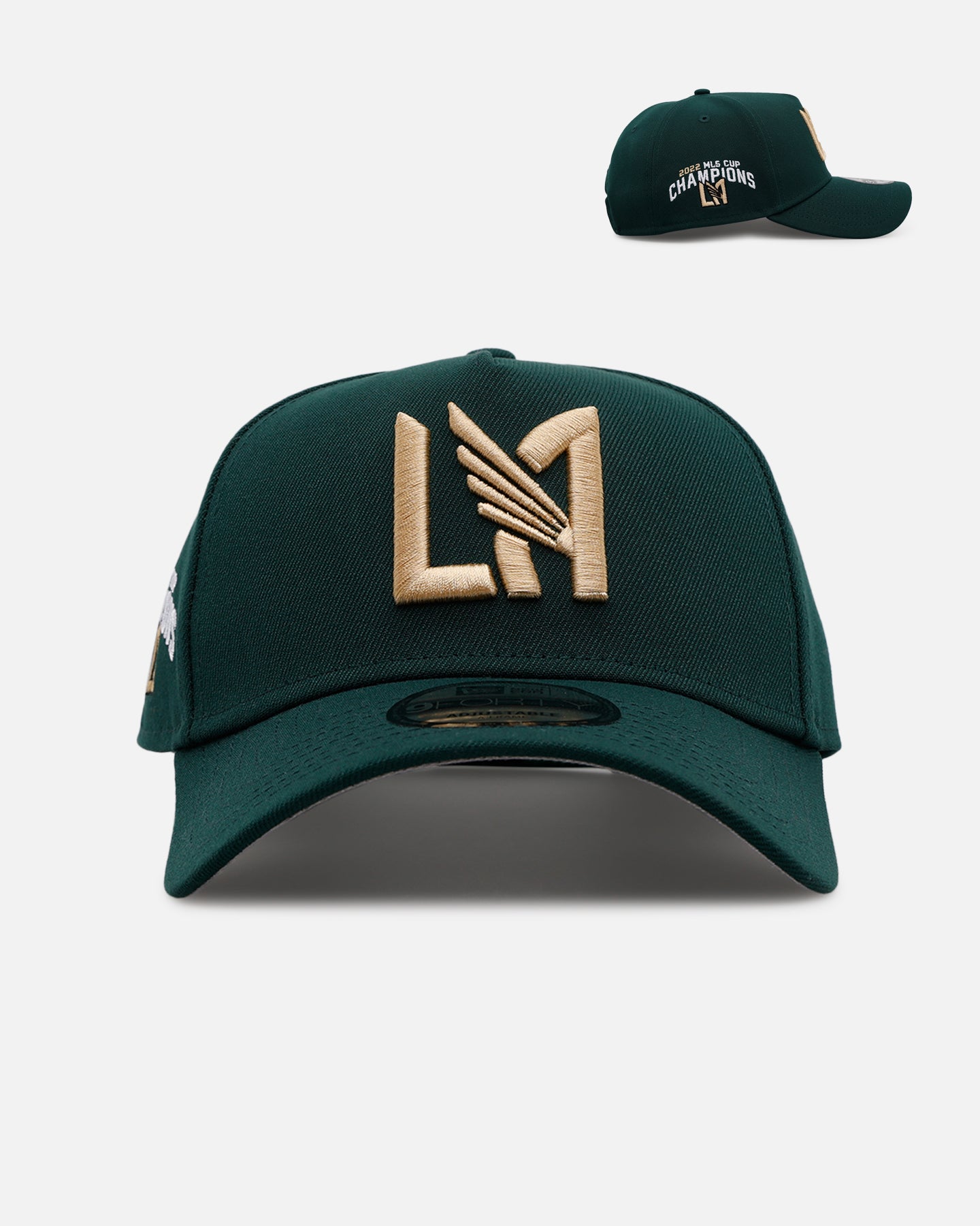 ☆海外限定!NEW ERA 9FORTY K-Frame Snapback LA New Era Los Angeles FC 'Evergreen' 9FORTY A-Frame Snapback Dark