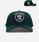 New Era Las Vegas Raiders 'Evergreen' 9FORTY A-Frame Snapback Dark Green