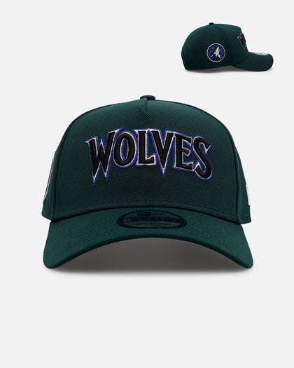 New Era Minnesota Timberwolves 'Evergreen' 9FORTY A-Frame Snapback Dark Green