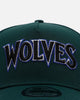 New Era Minnesota Timberwolves 'Evergreen' 9FORTY A-Frame Snapback Dark Green