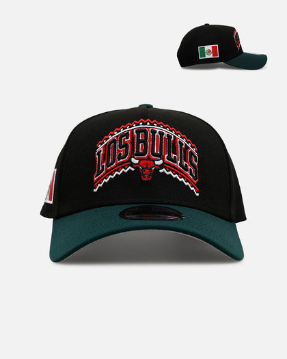 New Era Chicago Bulls 'Mexican Independence Day 2.0' 9FORTY A-Frame Snapback Black/Green