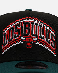 New Era Chicago Bulls 'Mexican Independence Day 2.0' 9FORTY A-Frame Snapback Black/Green