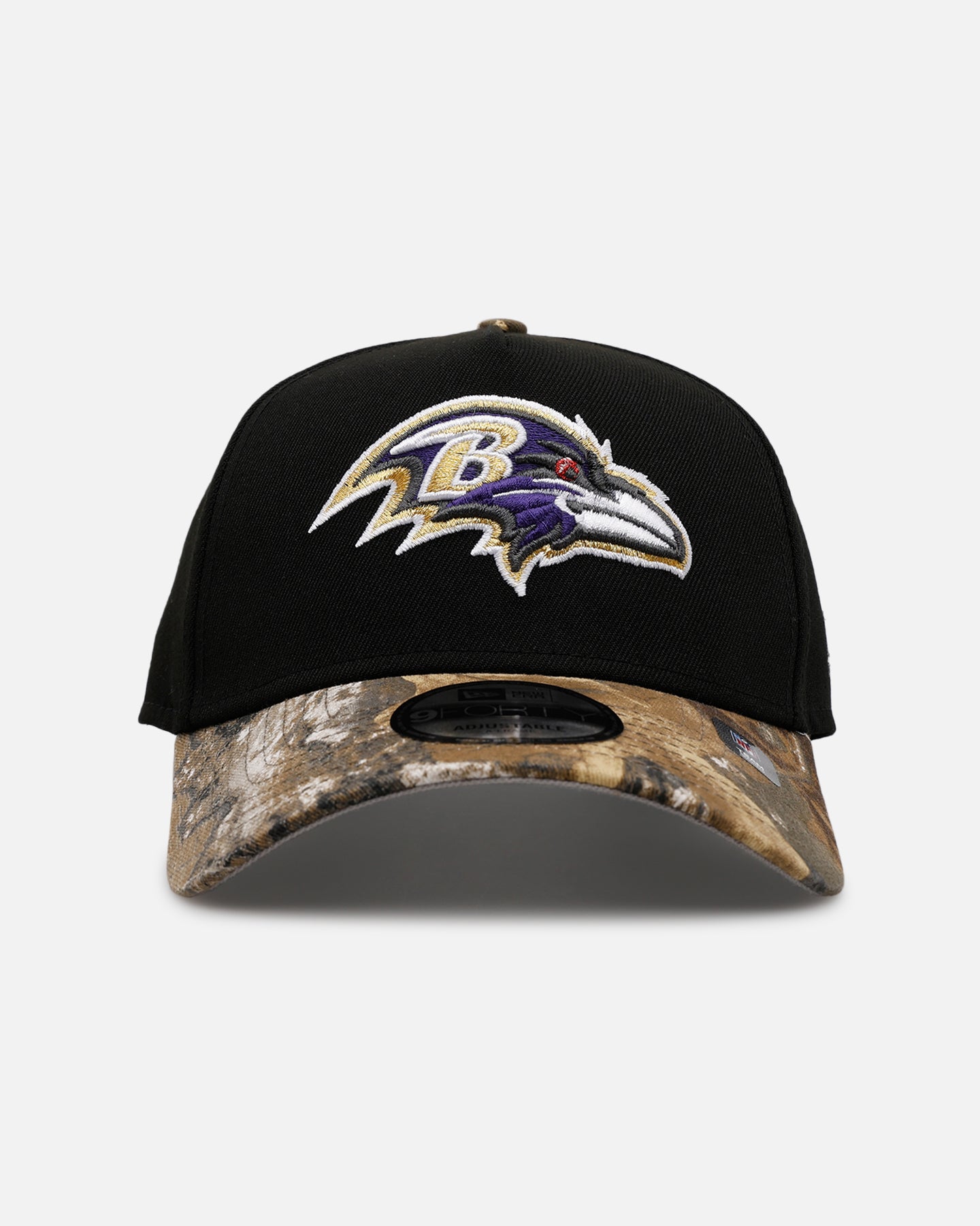 New Era Baltimore Ravens 'Black Crown Realtree Visor' 9FORTY A