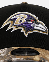 New Era Baltimore Ravens 'Black Crown Realtree Visor' 9FORTY A-Frame Snapback Realtree Edge/Black