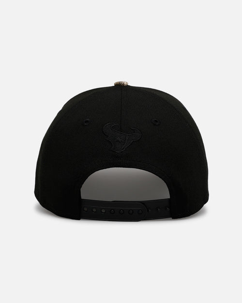 New Era Houston Texans 'Black Crown Realtree Visor' 9FORTY A-Frame Snapback Realtree Edge/Black