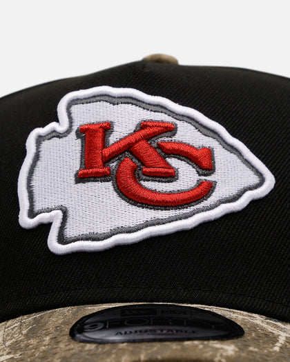 New Era Kansas City Chiefs 'Black Crown Realtree Visor' 9FORTY A-Frame Snapback Realtree Edge/Black