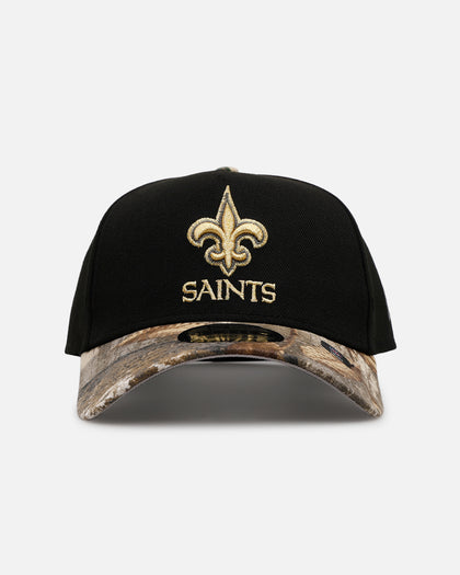 New Era New Orleans Saints 'Black Crown Realtree Visor' 9FORTY A-Frame Snapback Realtree Edge/Black