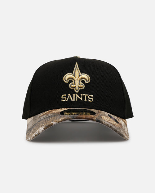 New Era New Orleans Saints 'Black Crown Realtree Visor' 9FORTY A-Frame Snapback Realtree Edge/Black