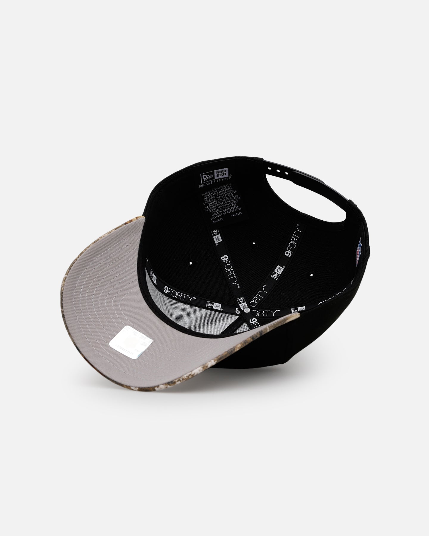 New Era New Orleans Saints 'Black Crown Realtree Visor' 9FORTY A