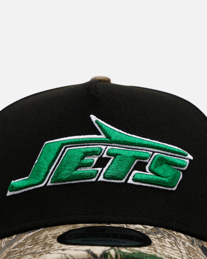New Era New York Jets 'Black Crown Realtree Visor' 9FORTY A-Frame Snapback Realtree Edge/Black
